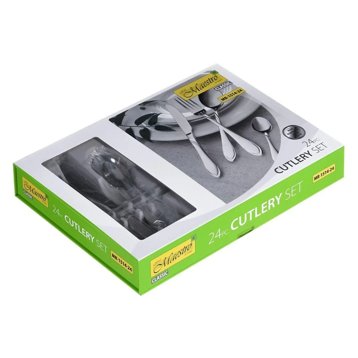 Набір столових приборів Maestro MR-1514-24, 24 предмети, фото №1 Набір столових приборів Maestro MR-1514-24, 24 предмети, фото №1