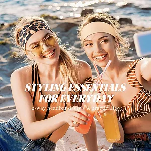 Спортивная На голову Повязка Черный, Набор из 6 штук synthetic.ua - Фото 1