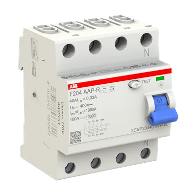 Автоматический выключатель дифференциального тока ABB F204 A-40/0.03 AP-R / 4P / Тип A / 30мА / 40A, фото №3
