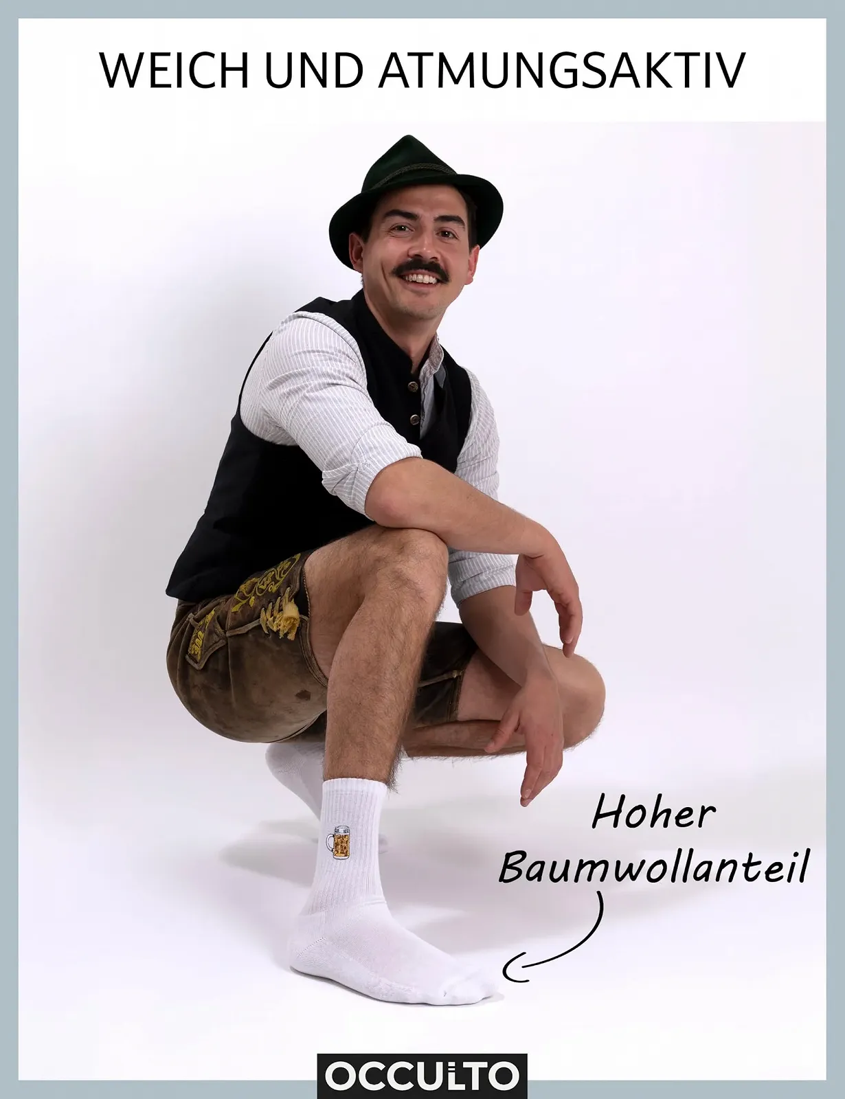 Теннисные носки Occulto Robin, 3 пары, фото №3