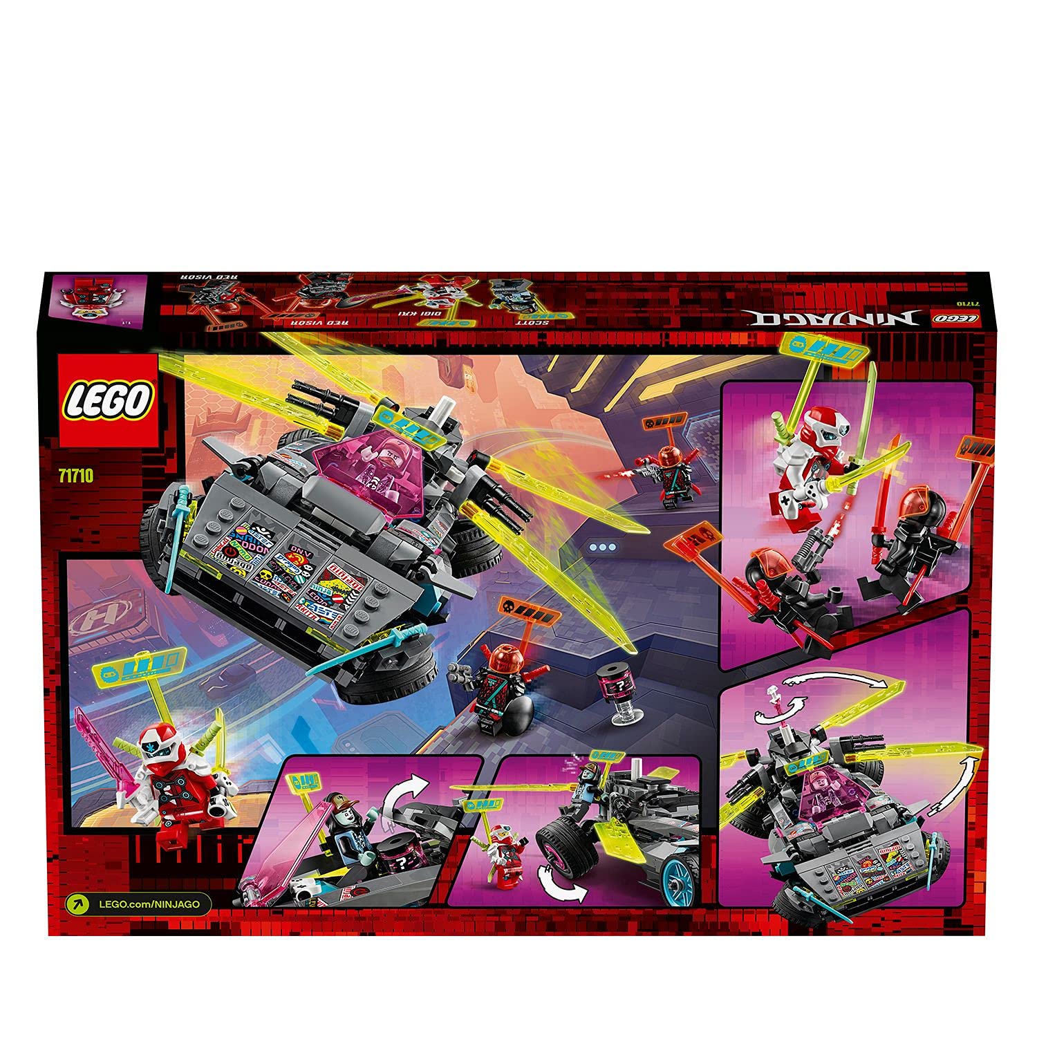 Конструктор Lego Ninjago 71710 Ninja Тюнингованный автомобиль, фото №7