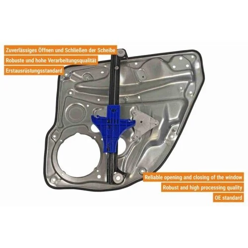 Склопідйомник VAICO Original VAICO Quality V10-9825 для SEAT SKODA VW VAG, фото №2