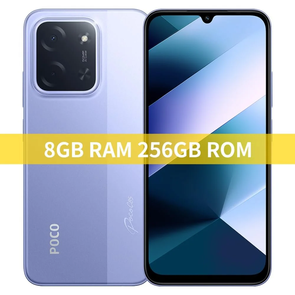 Смартфон XIAOMI Poco C85 4G 8/256 ГБ 6.9" 6000 мАч 33 Вт IP64 50 Мп Purple с зарядным устройством, фото №4