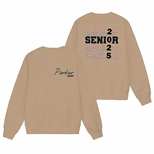 Жіночий світшот Generisch з монограмою, осіння базова туніка - Фото 1