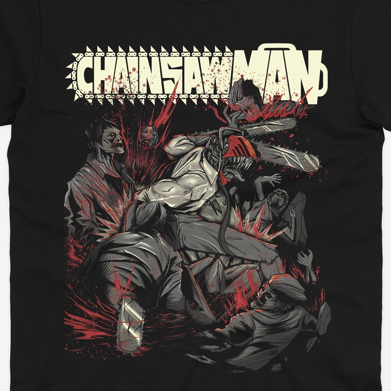 Футболка Аниме Человек бензопила Chainsawman TH219 M, фото №2