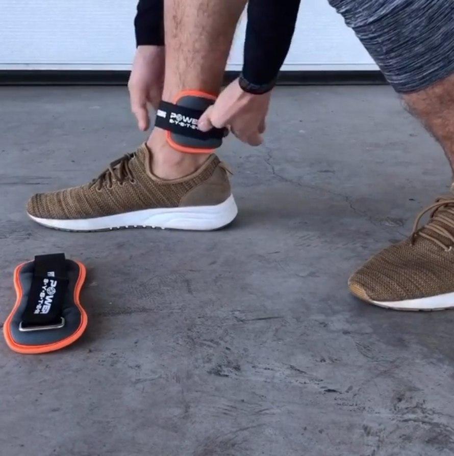 Обважнювачі-манжети для ніг та рук Power System PS-4045 Ankle Weights (2шт.*0.5 kg пара, фото №10 Обважнювачі-манжети для ніг та рук Power System PS-4045 Ankle Weights (2шт.*0.5 kg пара, фото №10