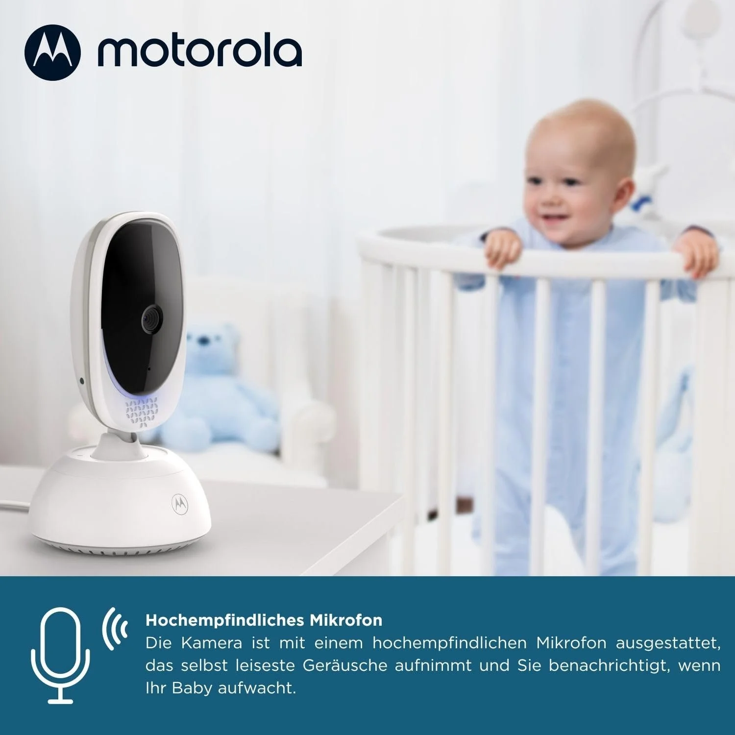 Відеоняня Motorola Nursery VM75 5" Night Vision Digital Zoom Intercom, фото №3 Відеоняня Motorola Nursery VM75 5" Night Vision Digital Zoom Intercom, фото №3
