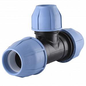 Трійник редукційний ПНД Vsplast 63*50*63 3004 synthetic.ua - Фото 1