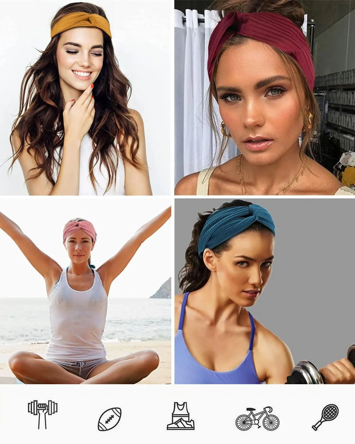 Набор повязок на голову, фото №6