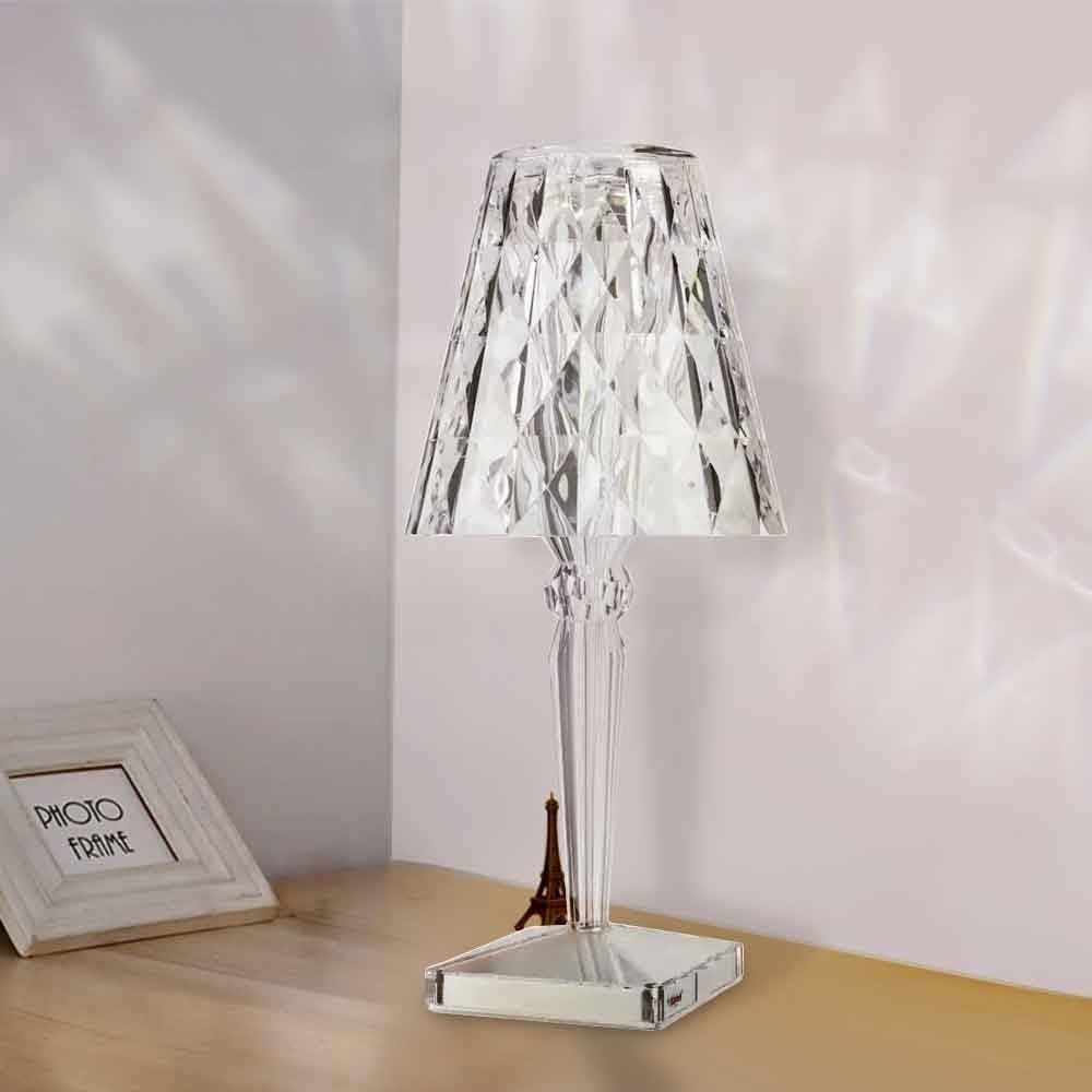 Настільна лампа M Ledme LM9065 CCT Акумуляторна Прозорий, фото №1