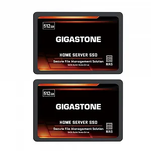 SSD-накопитель Gigastone Home NAS 512 ГБ Pack of 2 2.5 дюйма SATA III 3D NAND - Фото 1