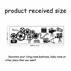 Наклейка на стіну SUPERDANT Film Roll Abstract Antique Cinema 30 x 90 см synthetic.ua - Фото 1