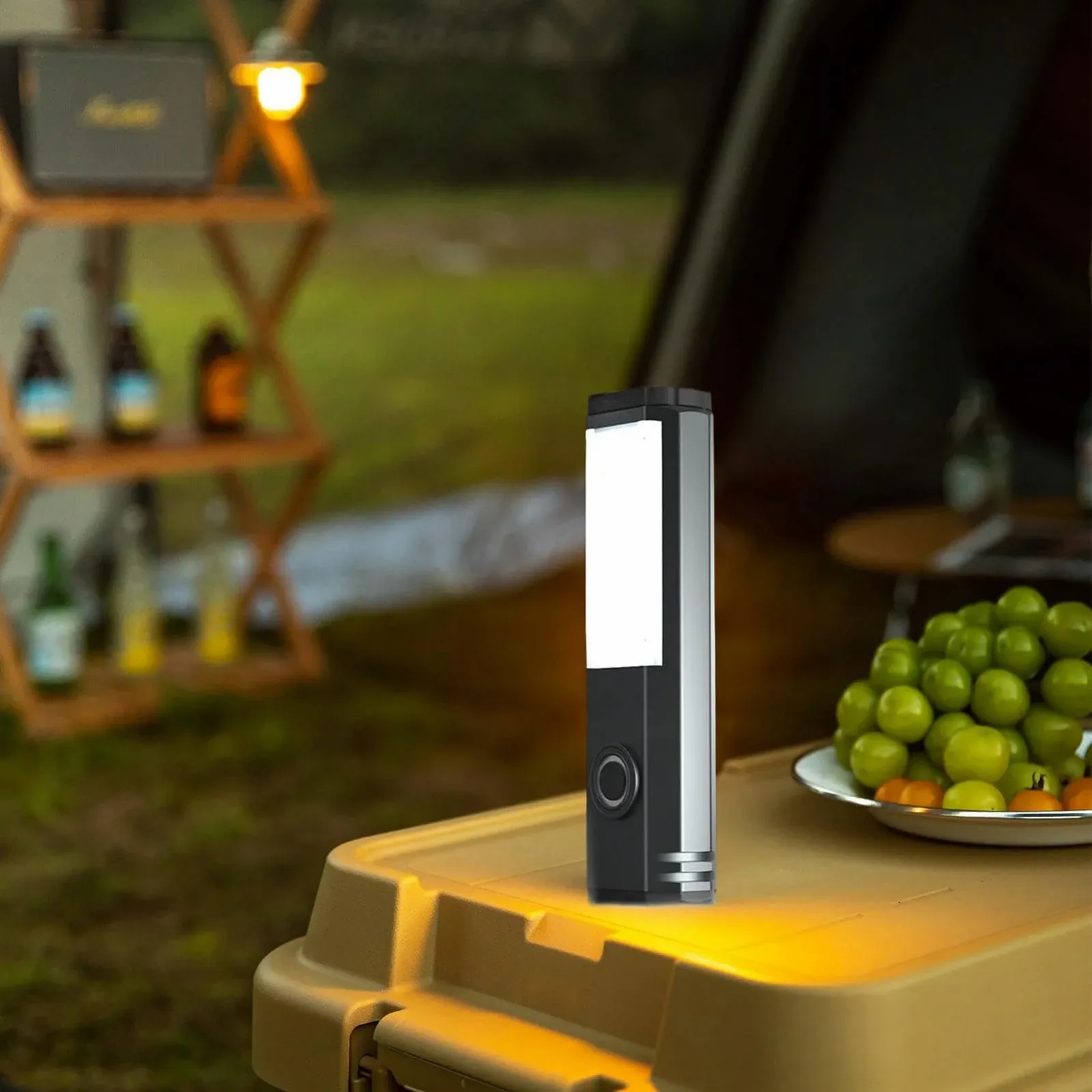 Ручной фонарь LED Bright, алюминиевый, перезаряжаемый, мощный, малый, портативный, для походов, водонепроницаемый, фото №3