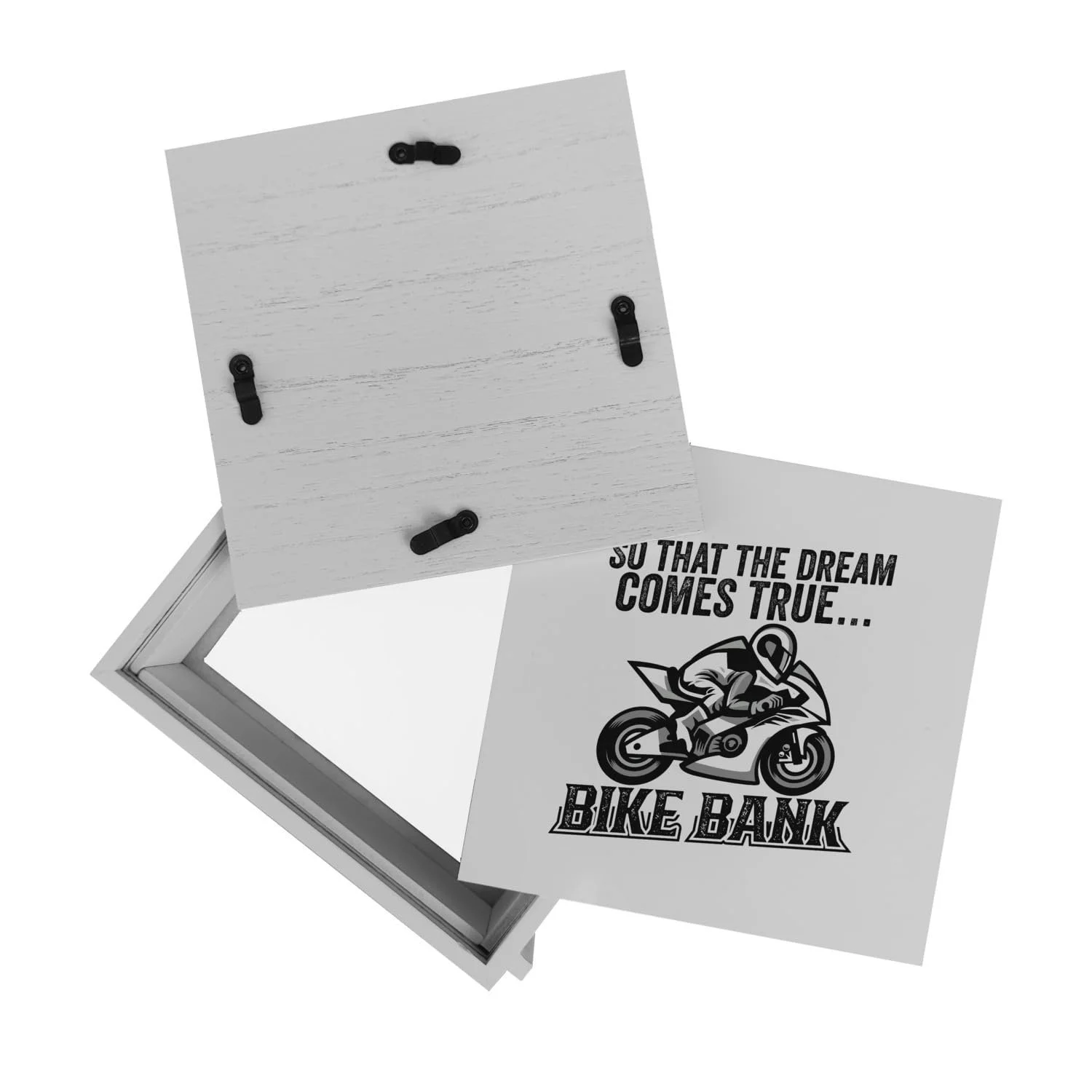 Скарбничка-рамка Bike Bank Motorcycle дерево, фото №8