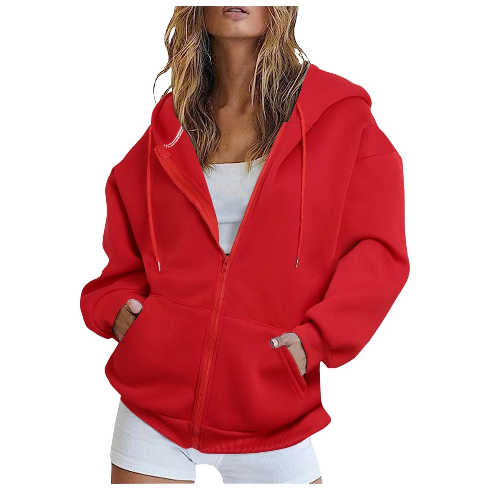 Женская спортивная куртка на молнии с длинными рукавами, фото №1 Женская спортивная куртка на молнии с длинными рукавами, фото №1