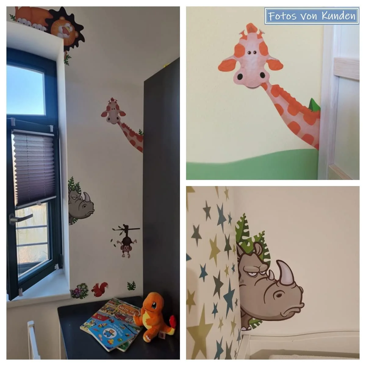 Наклейка на стіну WandSticker4U Safari Animals самоклеюча, фото №4 Наклейка на стіну WandSticker4U Safari Animals самоклеюча, фото №4