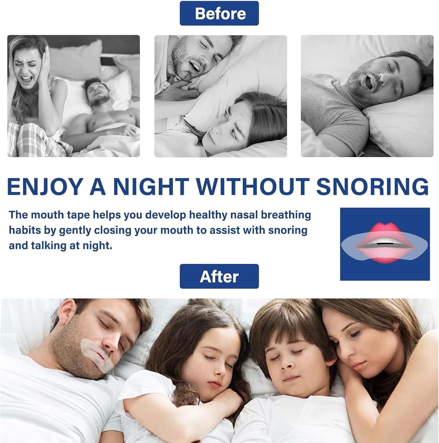 Пластирі для рота проти хропіння (120 шт.), фото №7 Пластирі для рота проти хропіння (120 шт.), фото №7