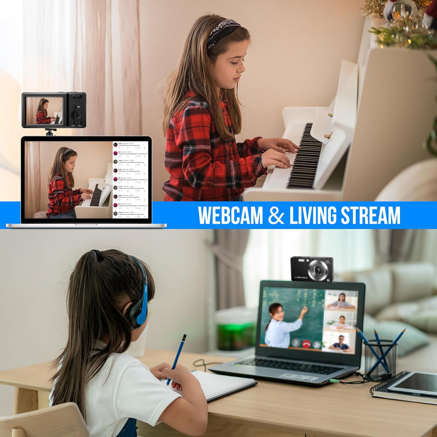 Фотоаппарат Fayibuy F5 56Мп / 4K / 20Х зум / Черный, фото №6