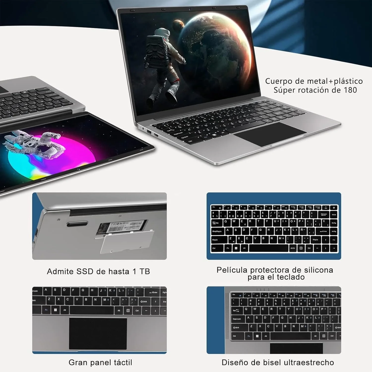 Ноутбук 14" WOZIFAN W8 Intel Celeron N4020 RAM 6GB SSD 256GB Win11, фото №5