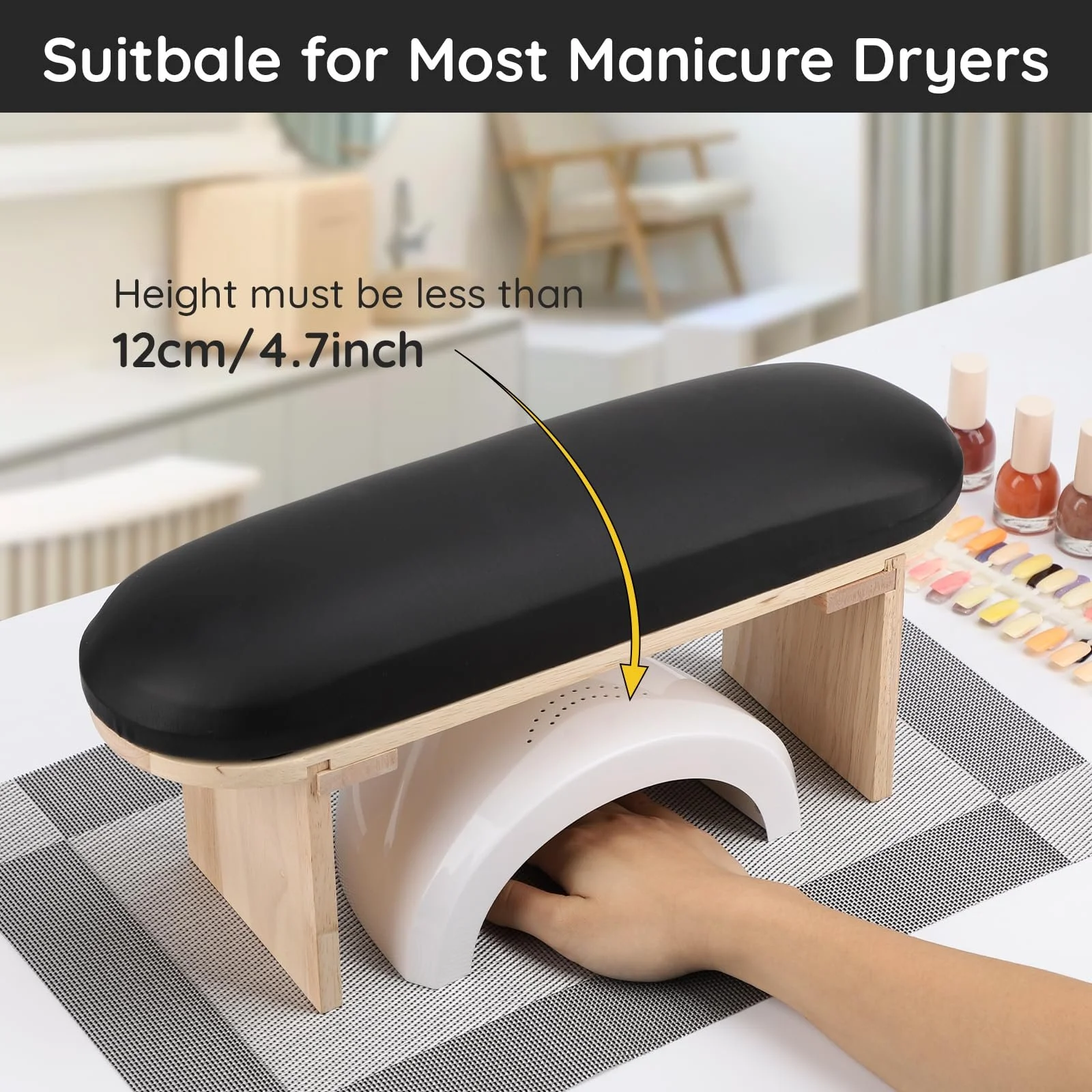 Підставка для рук для манікюру Segbeauty, подушка, фото №4