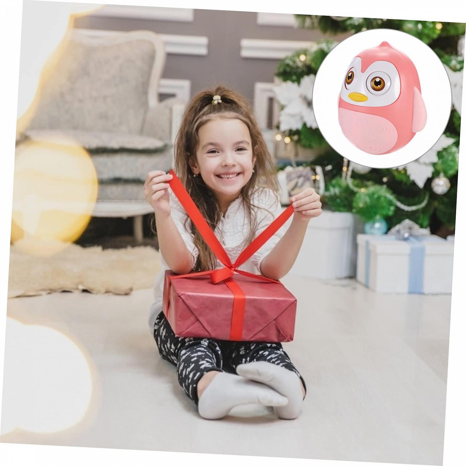 Чашка-неваляшка Abaodam Пингвин, розовый, фото №4