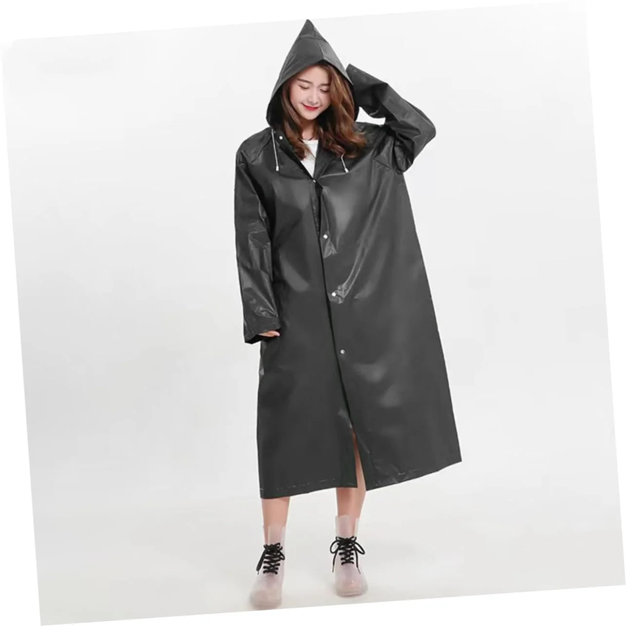 Дощовик CALLARON, 8 шт., з широким отвором для дорослих, Багаторазові аварійні дощовики, Унісекс, EVA, фото №3