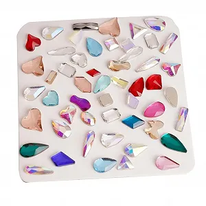 Стрази Скло Плоскі 100 шт. - Фото 1