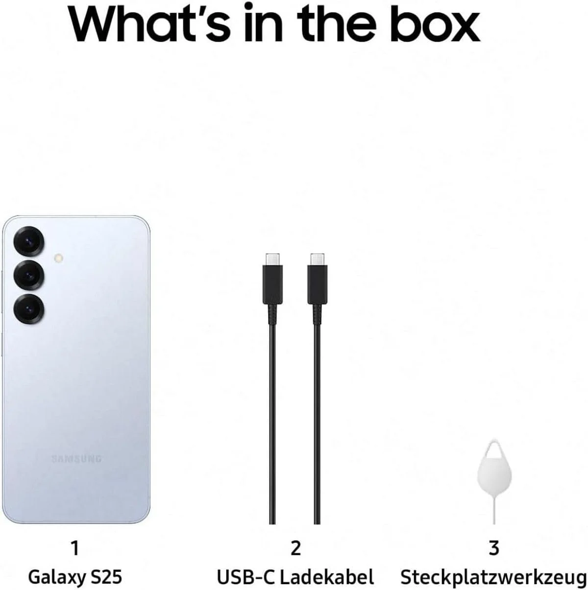 Смартфон Samsung Galaxy S25 12 GB / 128 GB 6.2" Синій, фото №3 Смартфон Samsung Galaxy S25 12 GB / 128 GB 6.2" Синій, фото №3
