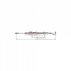 Трос газа METZGER 11.082 для VW - Фото 1