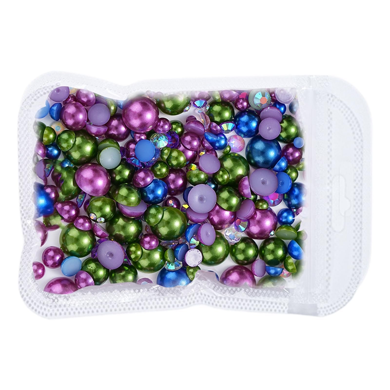 Полукруглые жемчужины для ногтей с плоской задней стороной, жемчужины для нейл-арта, подвески для ногтей, стразы для ногтей, украшения для ногтей, фото №8