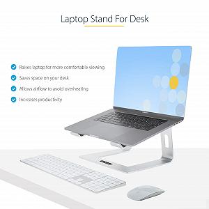 Підставка для ноутбука StarTech.com Алюміній Сріблястий synthetic.ua - Фото 1