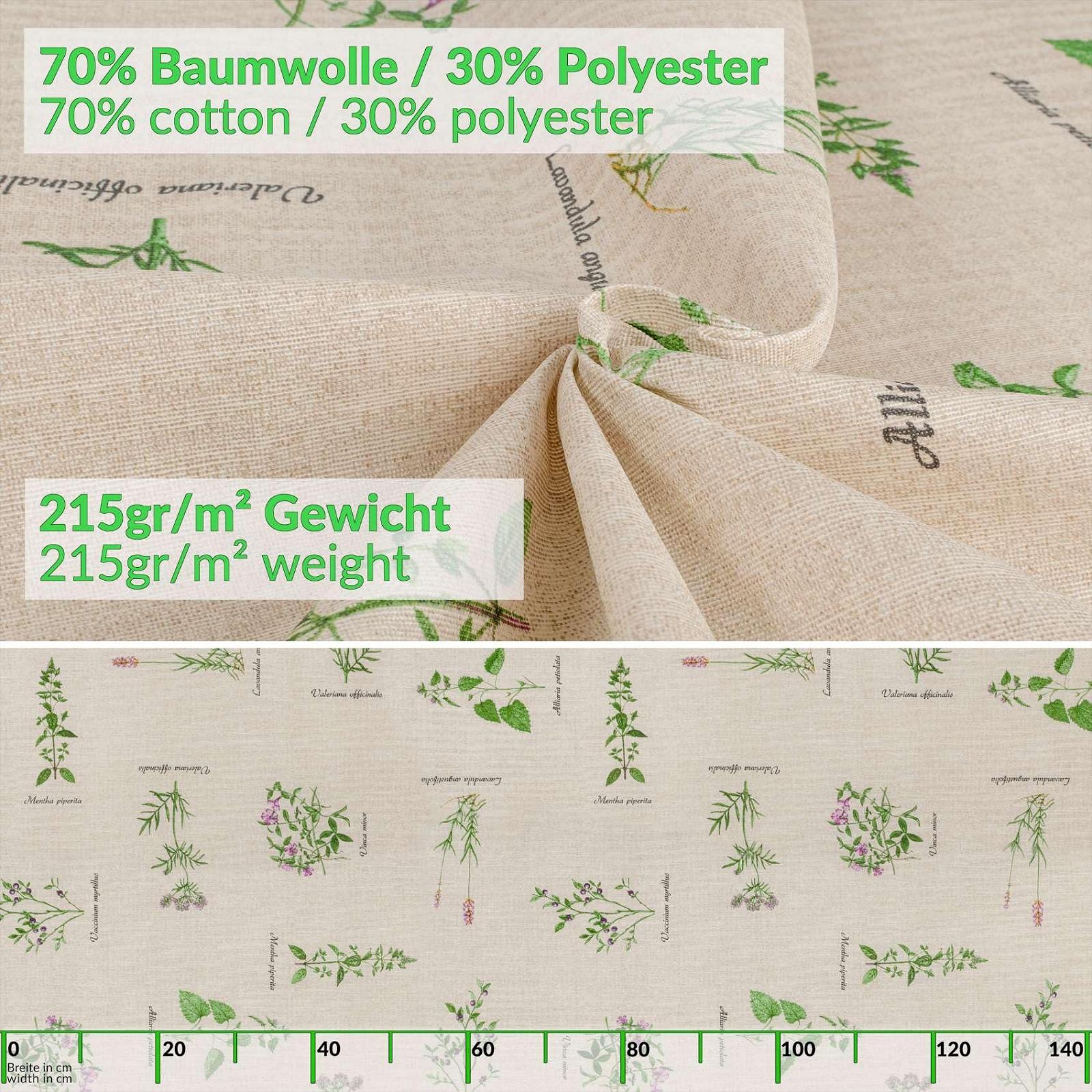 Скатертина Aromatic Organic Овальна Текстильна 180 x 140 см, фото №2