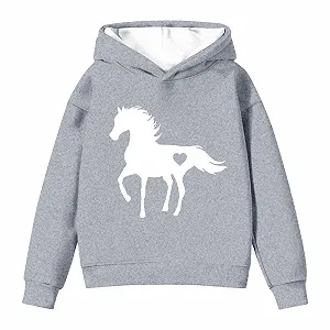 Пуловер Девочка Теплый Свитшот с Капюшоном Подросток Осенний Худи на Молнии Повседневный Пуловер Детский Худи Толстовка Детская - Фото 1