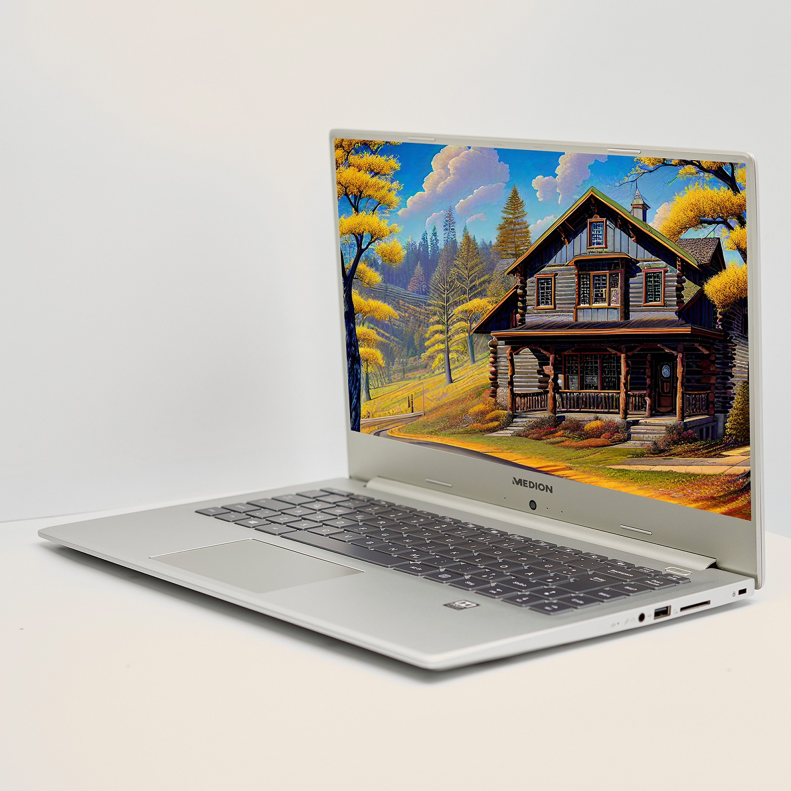 Ноутбук 15.6'' Medion (Lenovo Group) Akoya S6445 | Intel Core i7-8565U | IPS (1920x1080) FullHD | RAM 16 ГБ | SSD 256 ГБ | Intel UHD Graphics 620 | Металевий корпус | Підсвітка клавіатури | Win10 б/в (5092), фото №3