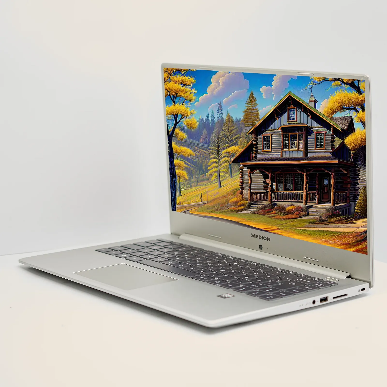 Ноутбук 15.6'' Medion (Lenovo Group) Akoya S6445 | Intel Core i7-8565U | IPS (1920x1080) FullHD | RAM 16 ГБ | SSD 256 ГБ | Intel UHD Graphics 620 | Металевий корпус | Підсвітка клавіатури | Win10 б/в (5092), фото №3