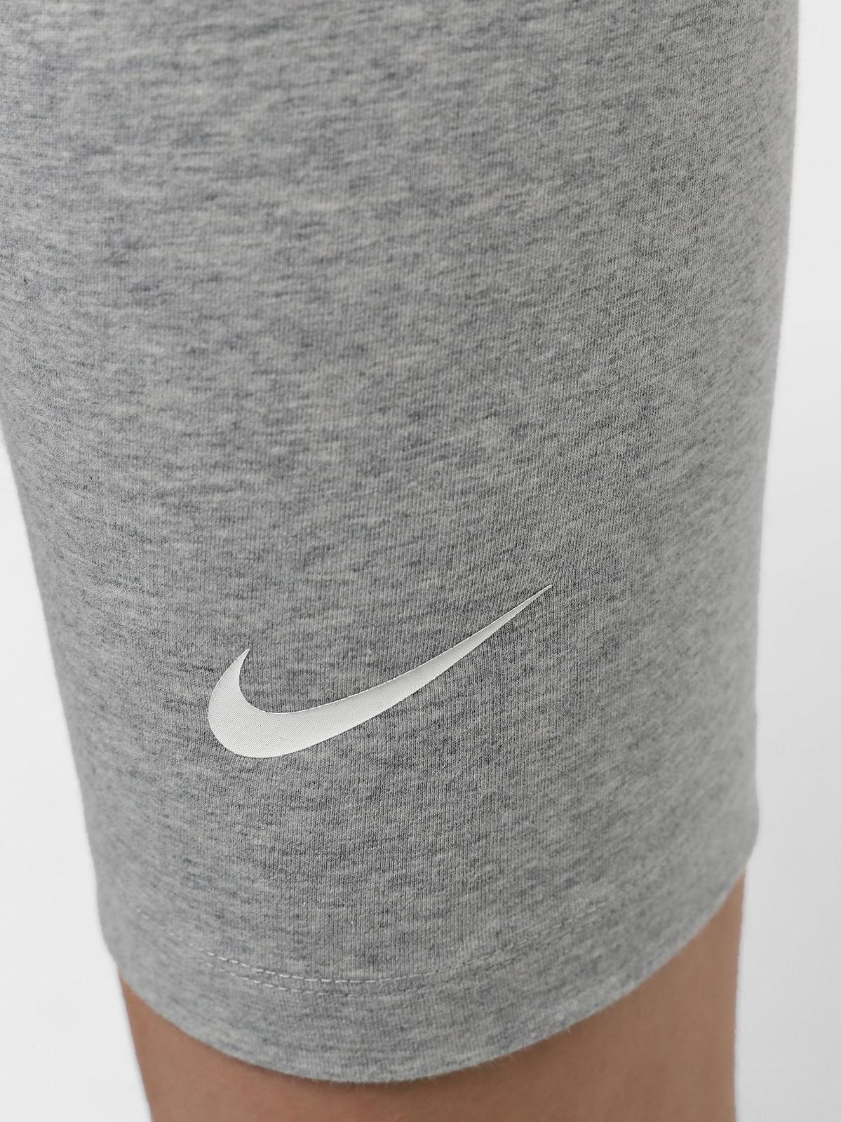 Шорти жіночі Nike Sportswear Classics High-Waisted 8 Biker Shorts Grey XS, фото №3