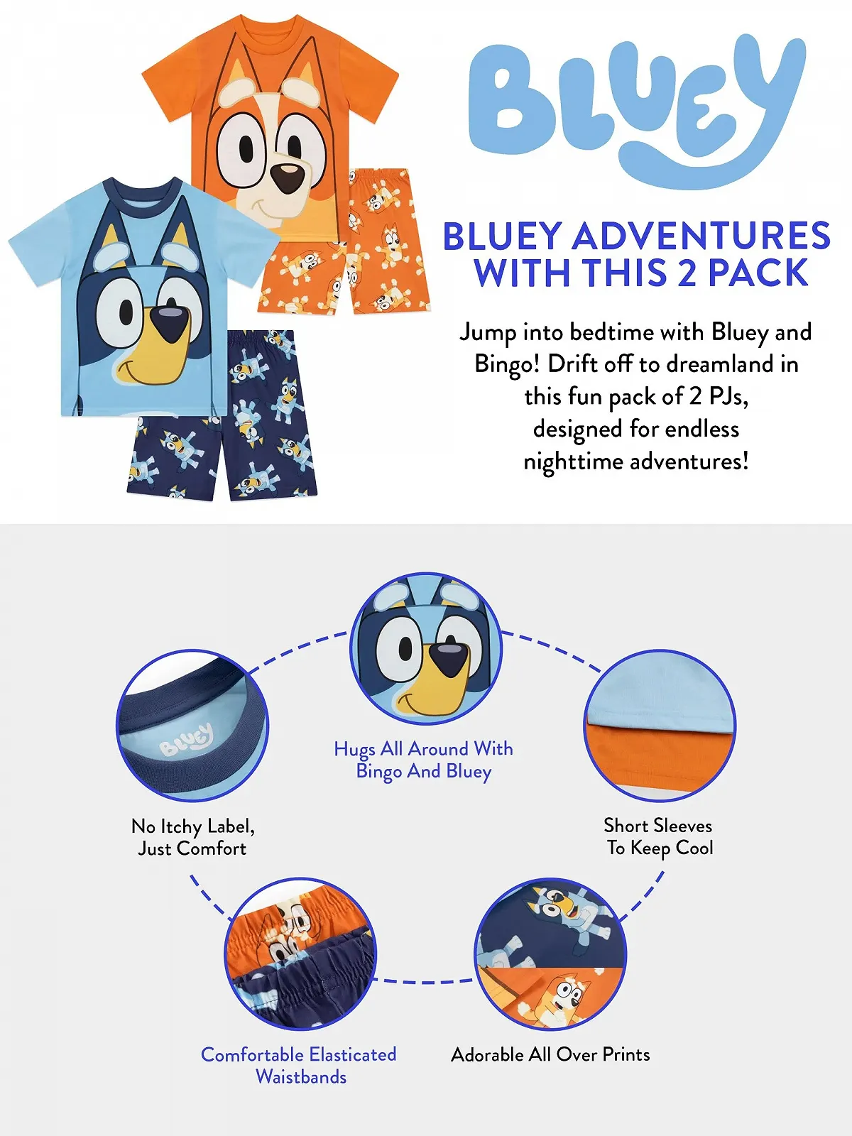 Піжама BlueY, набір 2 шт, літня, для хлопчиків, фото №5