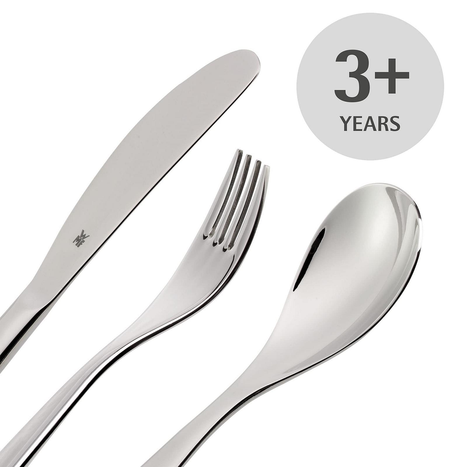 Детский набор столовых приборов WMF 4 предмета, нержавеющая сталь 18/10, серебряный, фото №4 Детский набор столовых приборов WMF 4 предмета, нержавеющая сталь 18/10, серебряный, фото №4