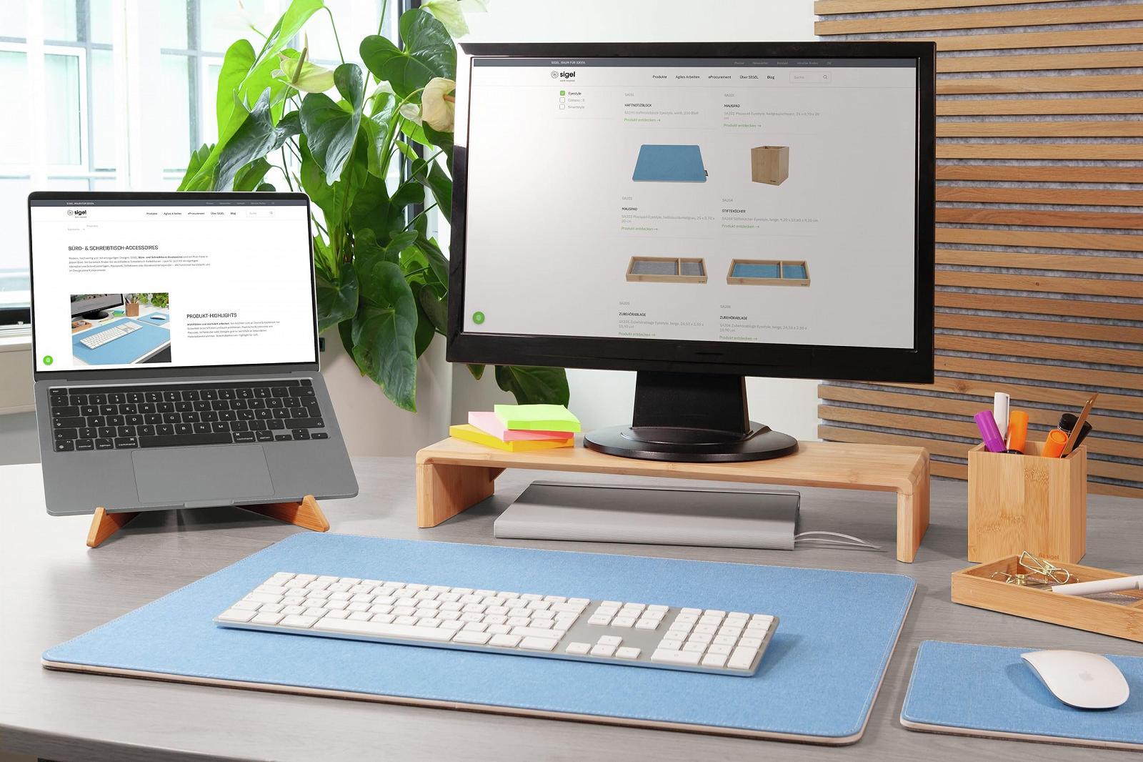 Підставка для ноутбука Sigel SA207 Bamboo, регульована по висоті, легка, складна, портативна, 30 x 14.5 x 1.8 см, фото №9