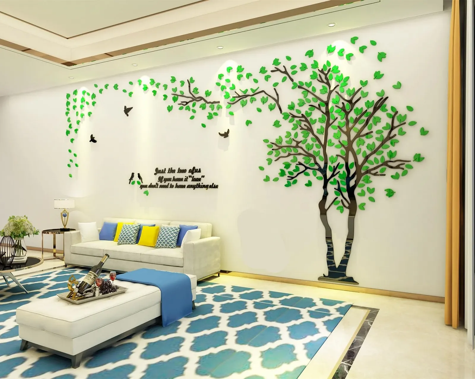 Наклейка на стіну 3D Tree DIY дерево ПВХ, фото №2