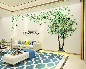Наклейка на стіну 3D Tree DIY дерево ПВХ synthetic.ua - Фото 1