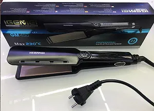 Плойка для укладки волос утюжок выпрямитель Gemei GM-450 Black (hub_ilef83708) цена на synthetic.ua - Фото 1 Плойка для укладки волос утюжок выпрямитель Gemei GM-450 Black (hub_ilef83708) synthetic.ua - Фото 1