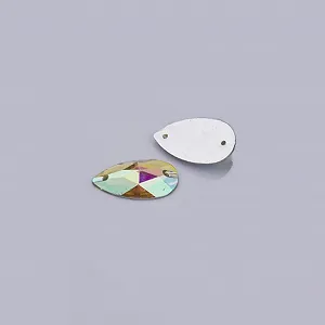 Стрази FRCOLOR Форма водоспаду 150 шт., смола, плоска задня частина, колір AB synthetic.ua - Фото 1