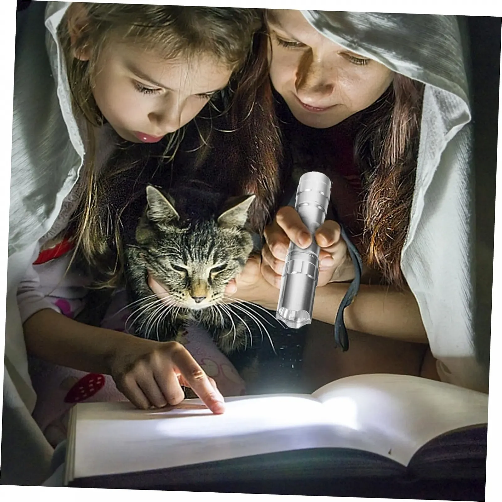 Ліхтар LED з алюмінієвого сплаву 2 шт. Маленький і легкий аварійний , водонепроникний для активного відпочинку (без батареї), фото №7