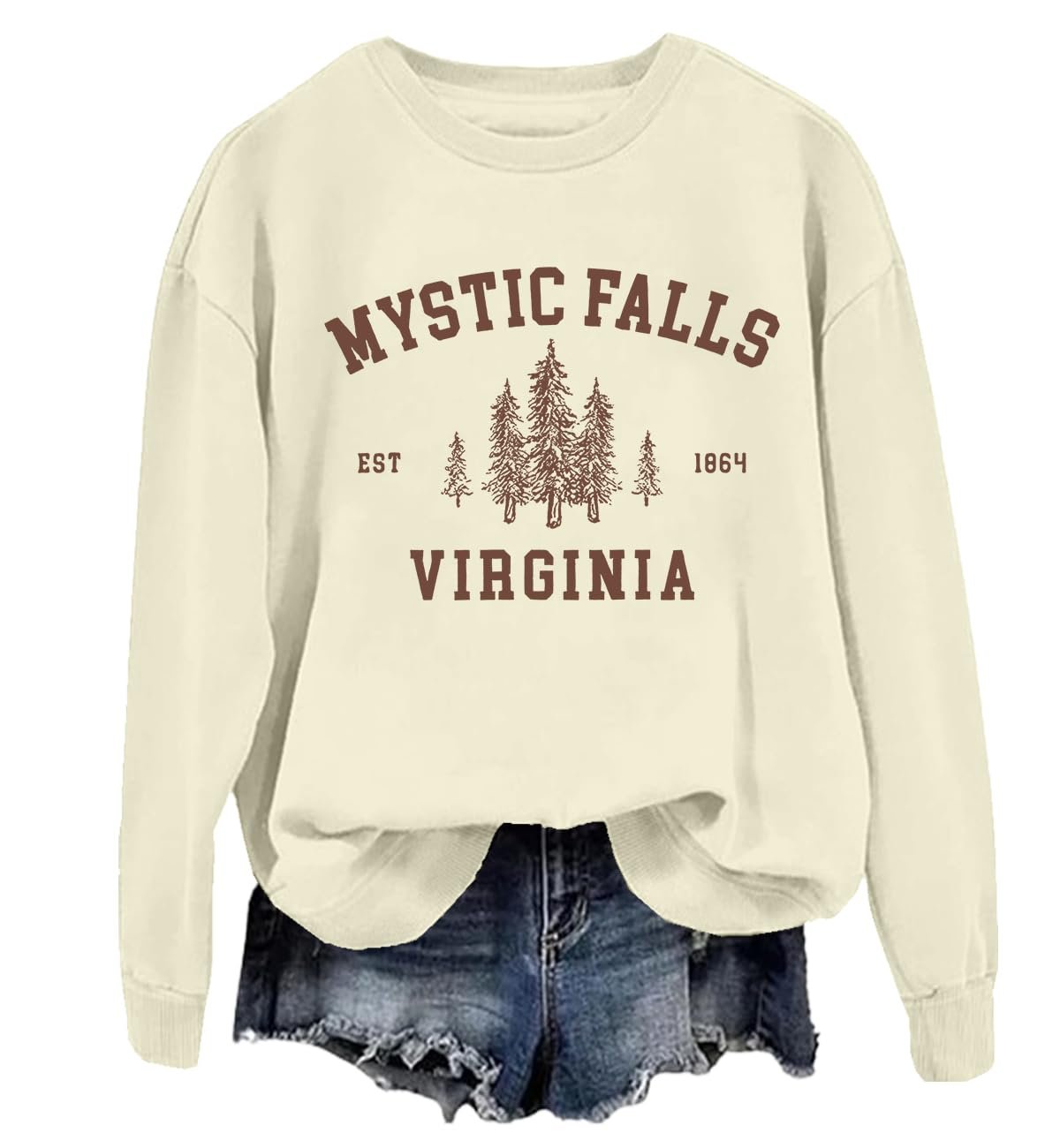 Світшот Mystic Falls Timberwolves Unisex, фото №1 Світшот Mystic Falls Timberwolves Unisex, фото №1