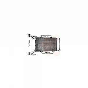 Конденсатор кондиціонера VAN WEZEL 40005291 *** IR PLUS *** для CITROËN OPEL DS - Фото 1