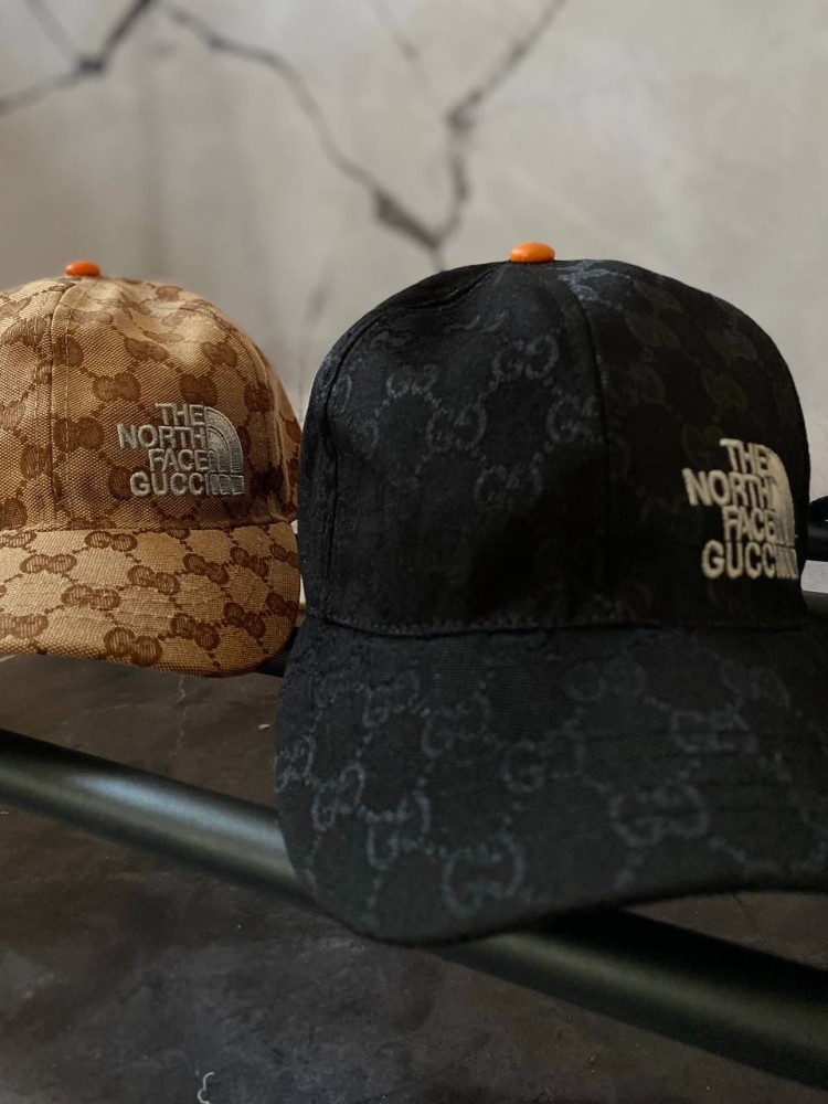 Кепка The north face x Gucci чорна, фото №4