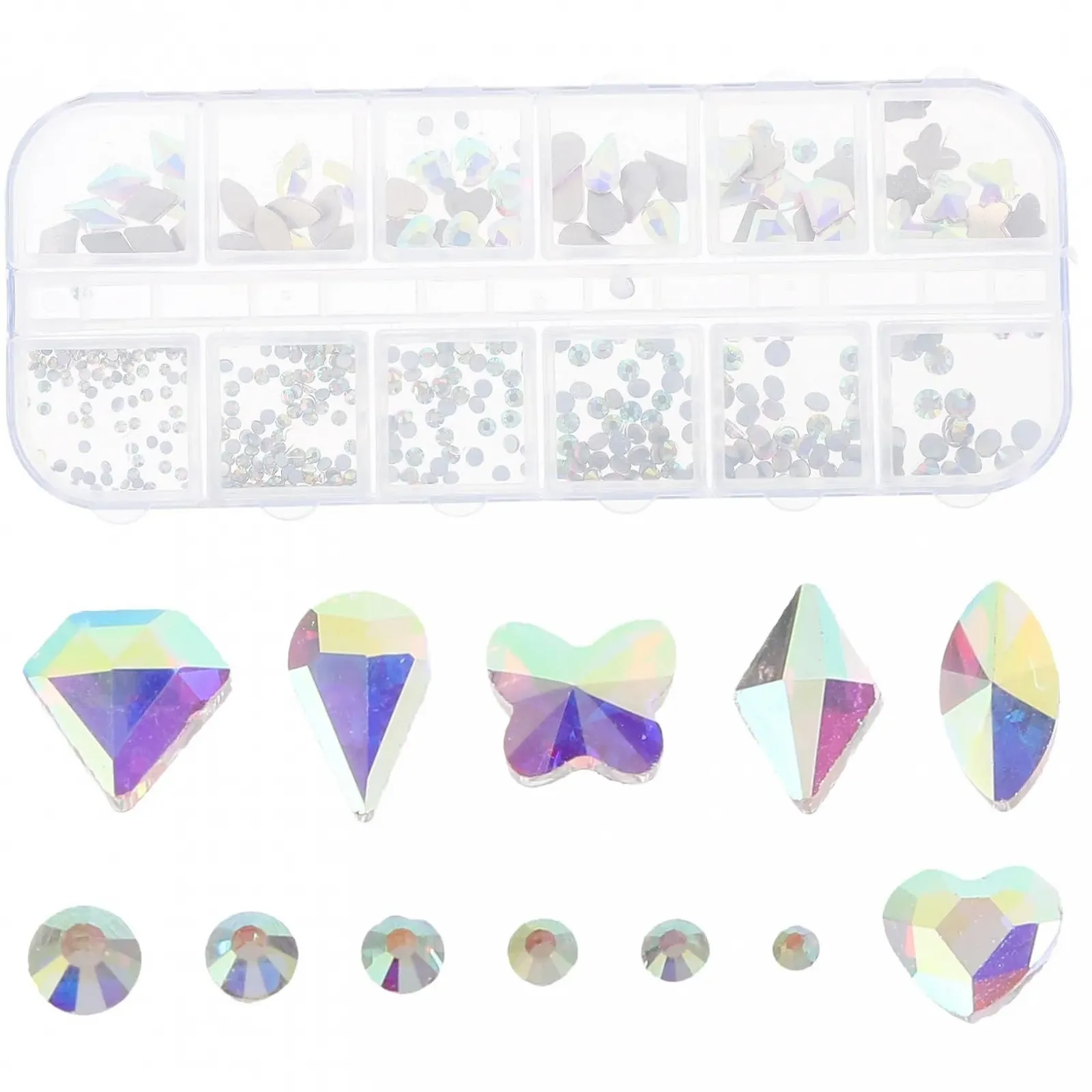 Набор для дизайна ногтей HONMEET Бриллианты для ногтей, фото №1