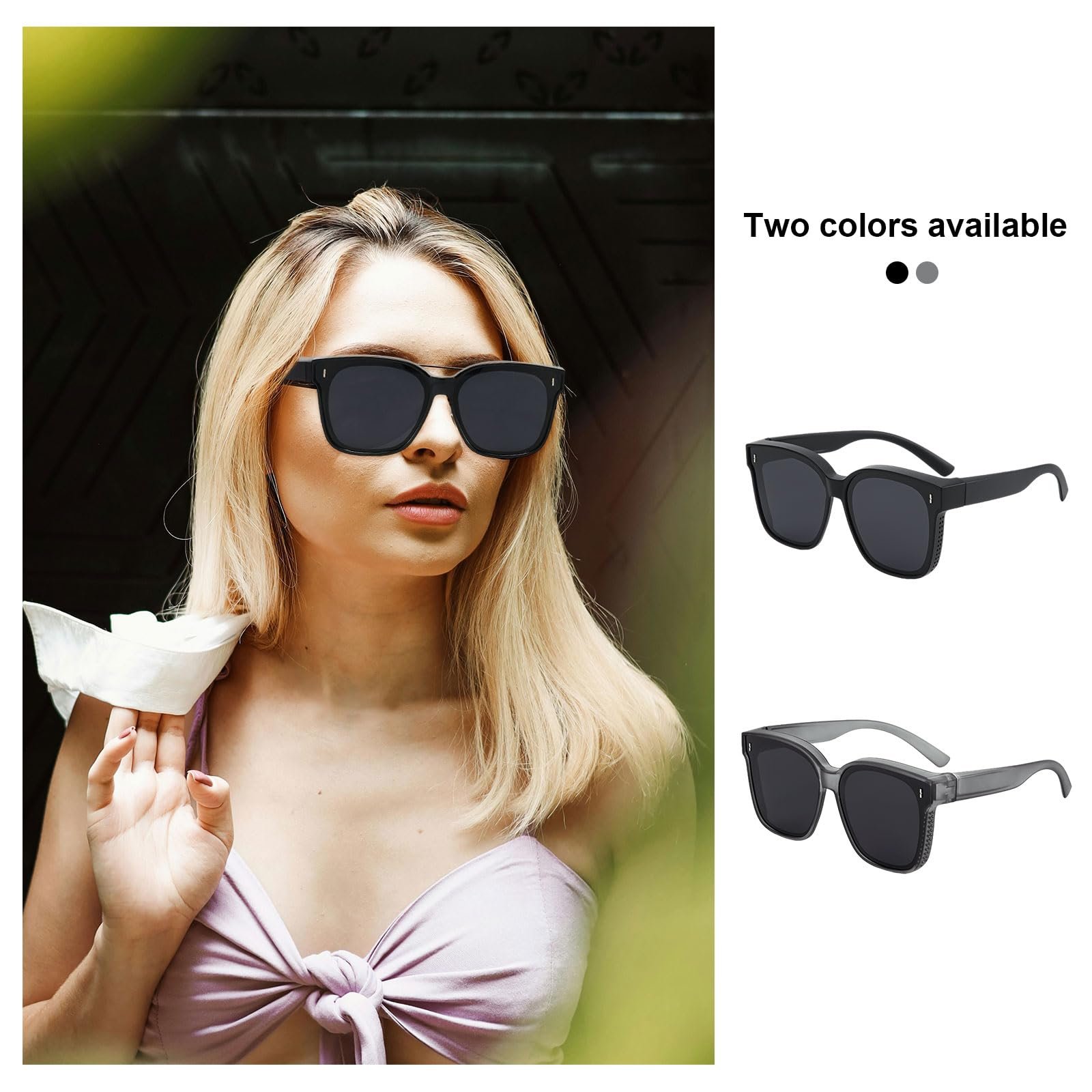 Поляризовані сонцезахисні окуляри для жінок FUIPVGI для водіння та прогулянок, фото №5 Поляризовані сонцезахисні окуляри для жінок FUIPVGI для водіння та прогулянок, фото №5