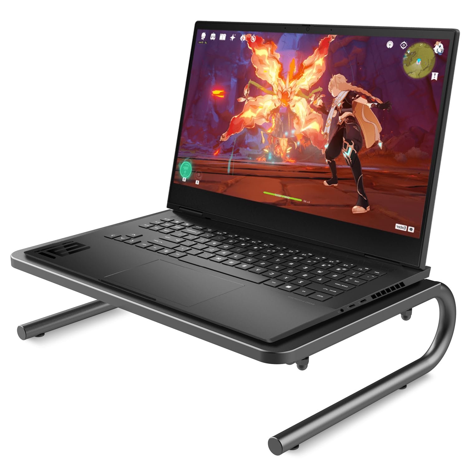 Підставка для монітора/ноутбука Maclean MC-948 ергономічна, максимальне навантаження 20 кг, перфорована поверхня, для моніторів з діагоналлю екрану від 13 до 32 дюймів, фото №4